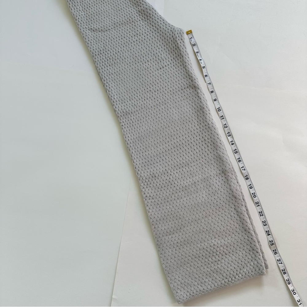 Waffle Knit Henley Lounge Set Oatmeal Beige Medium Cozy Knit (Everlane like) - Picture 4 of 15